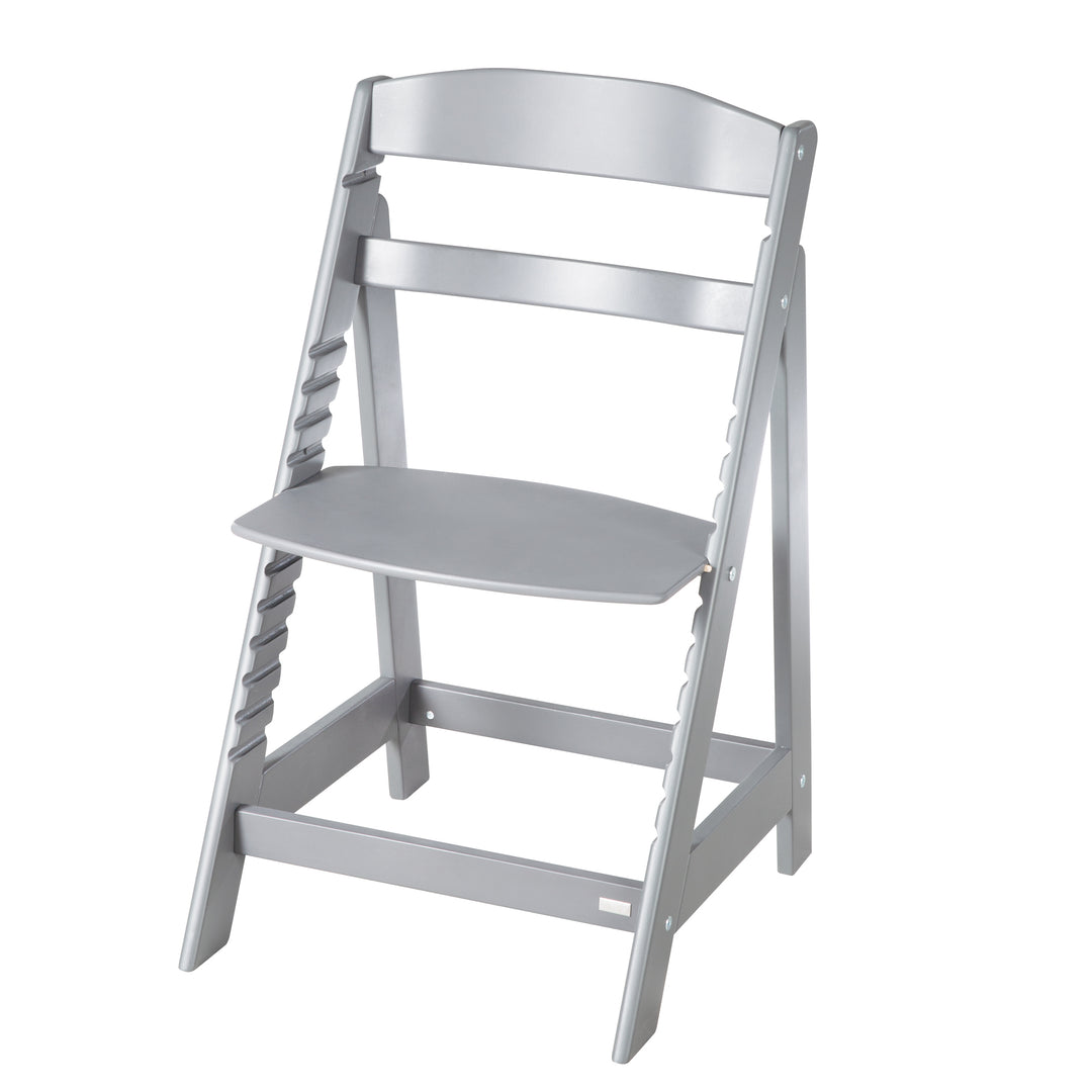 High Chair Set 2in1 'Born Up' - Step High Chair 'Sit Up' + Attachment 'Stone quilted' - Grey – Cutout (7/16)