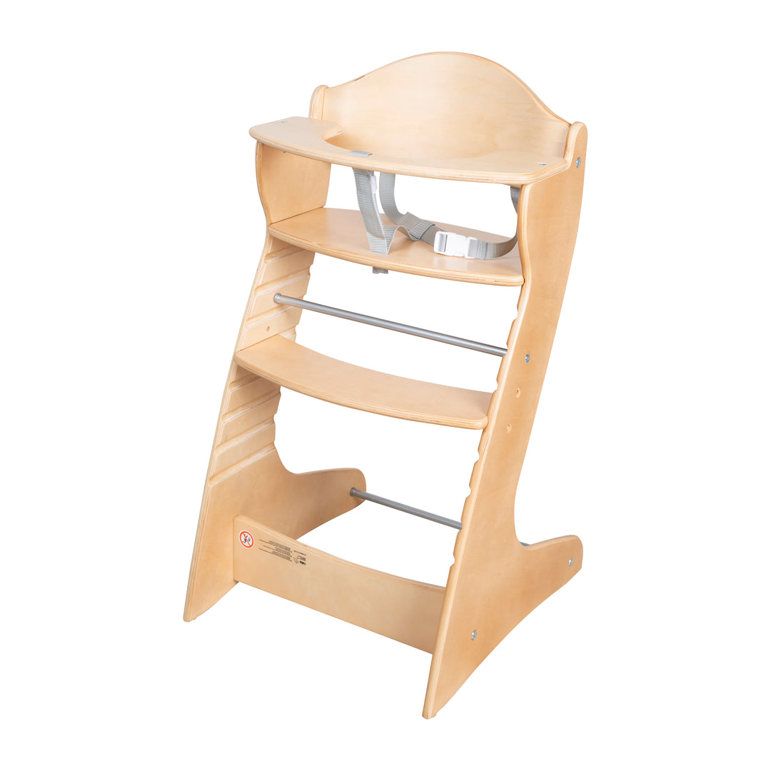 Chaise haute évolutive 'Chair Up ', évolutif chaise haute pour bébés & enfants, bois, naturel – Détourage (1/7)