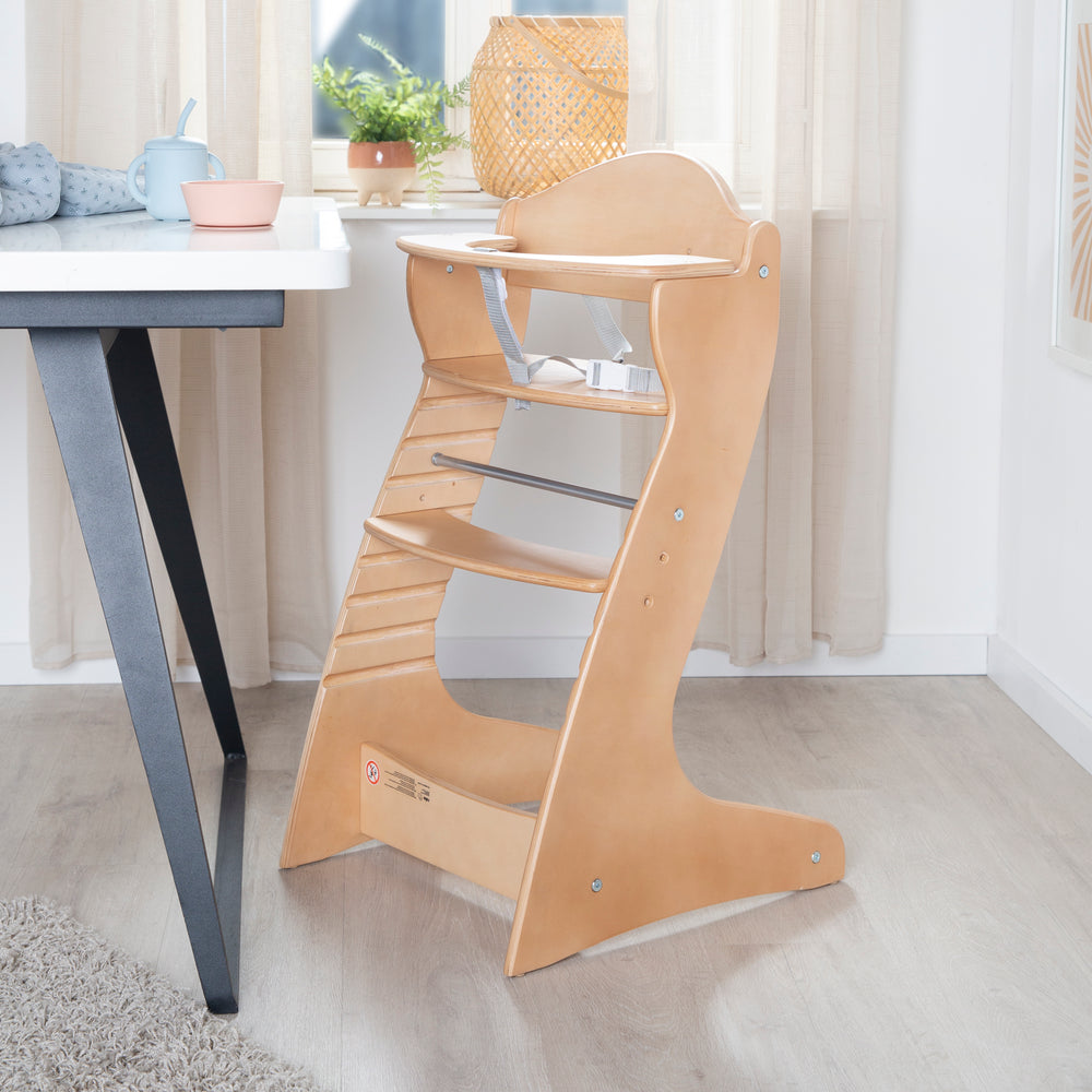 Chaise haute évolutive 'Chair Up ', évolutif chaise haute pour bébés & enfants, bois, naturel – Photo d'ambiance (2/7)