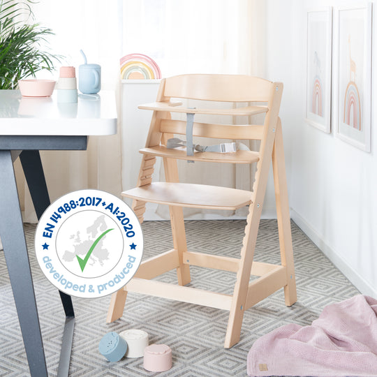 Treppenhochstuhl 'Sit Up Flex' - Mitwachsend bis zum Jugendstuhl - Holz natur – Produktbild (13/14)