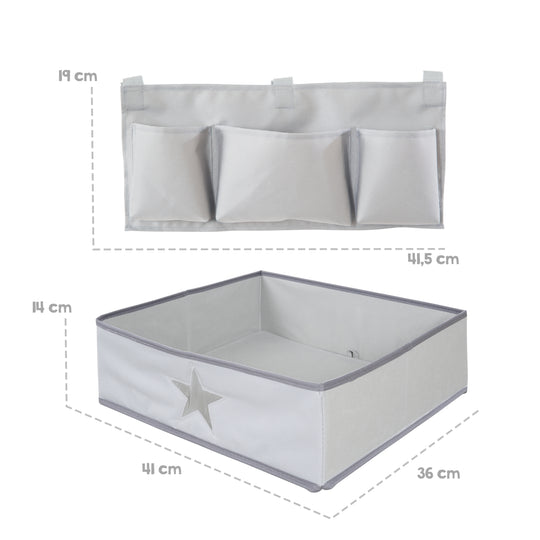 Baby High Chair 'Liv Up' incl. High Chair Organiser - FSC Certified Wood - White – Infographic (6/6)