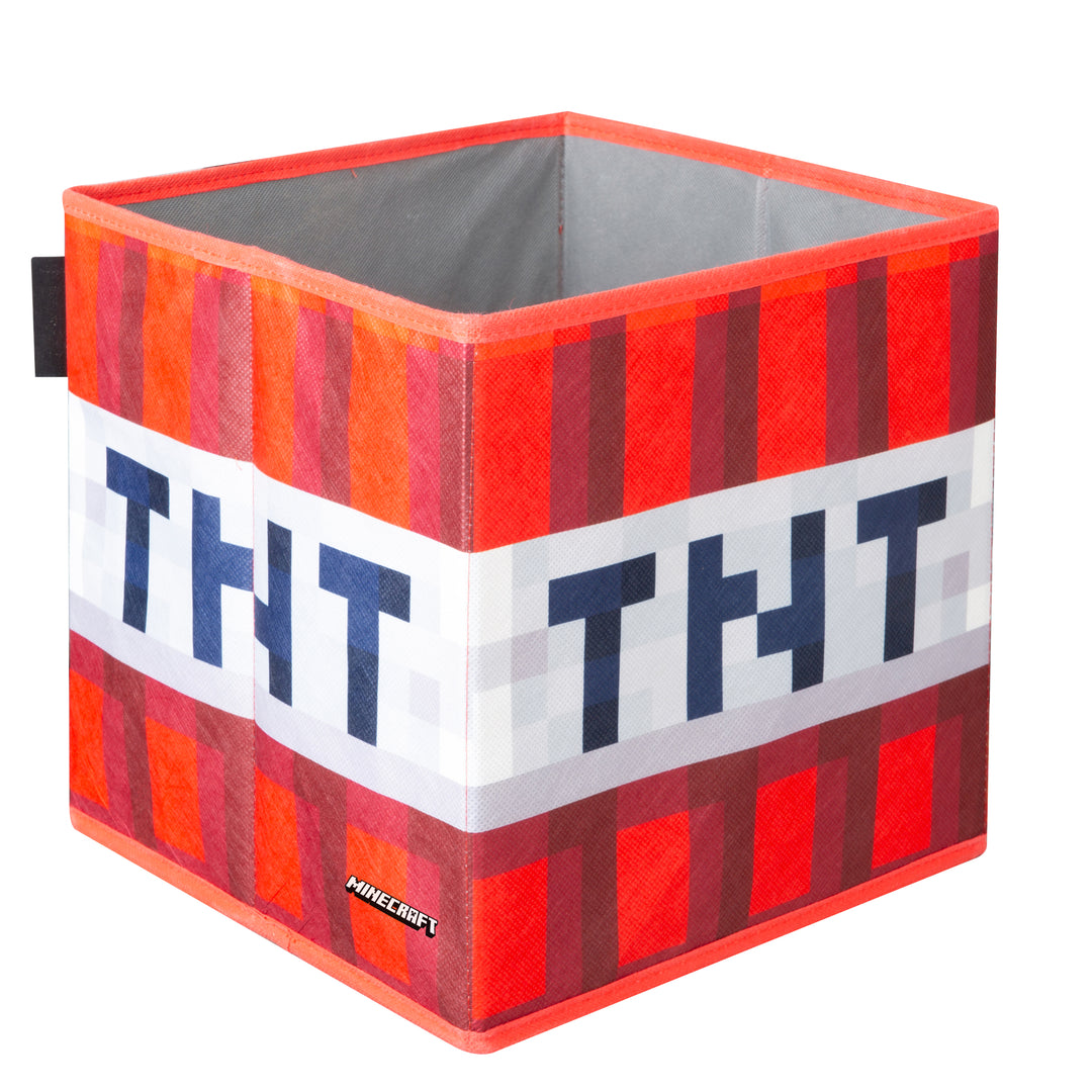 Cajas de tela 'Minecraft' 2er set - Plegable bloque de hierba y TNT - Lona – Recorte (9/11)