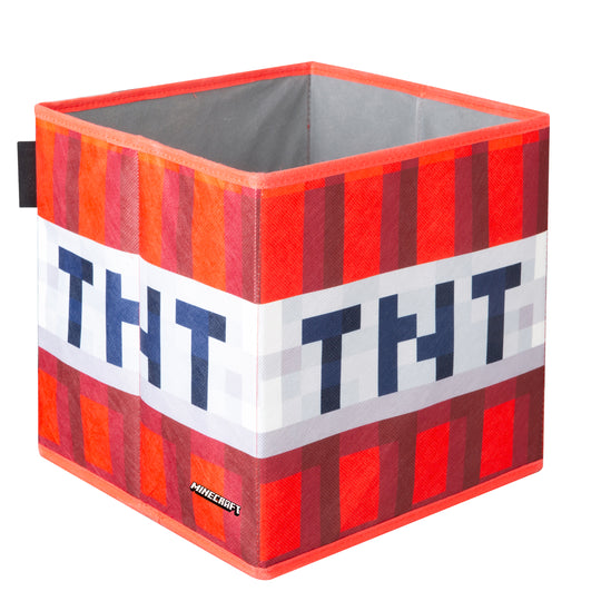 Cajas de tela 'Minecraft' 2er set - Plegable bloque de hierba y TNT - Lona – Recorte (9/11)