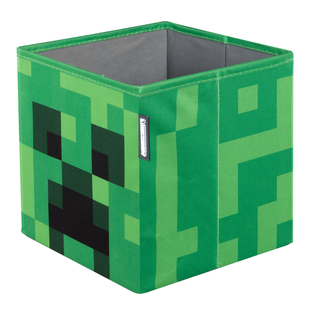 Fabric Boxes 2er Set 'Minecraft' Made of Canvas - Foldable - Creeper and Wooden Box – Cutout (2/9)