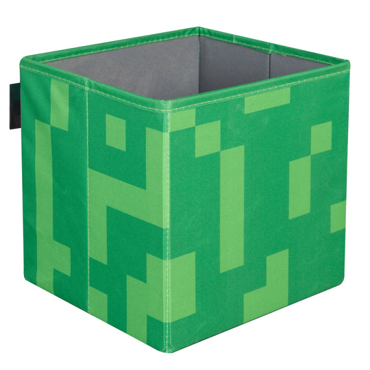 Fabric Boxes 2er Set 'Minecraft' Made of Canvas - Foldable - Creeper and Wooden Box – Cutout (3/9)