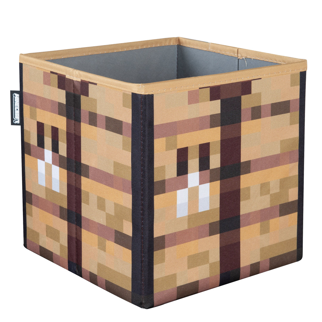 Fabric Boxes 2er Set 'Minecraft' Made of Canvas - Foldable - Creeper and Wooden Box – Cutout (4/9)