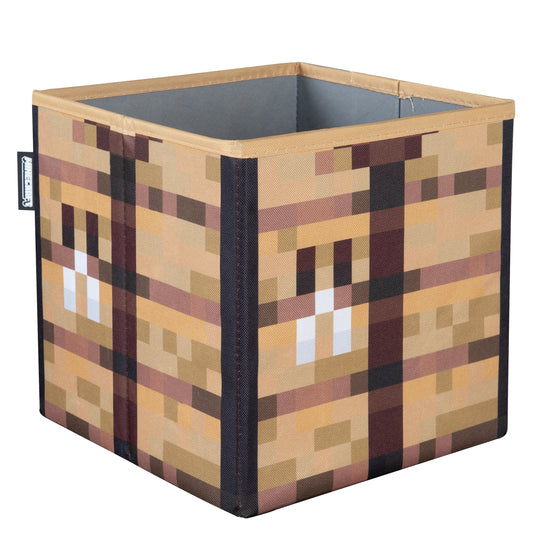 Fabric Boxes 2er Set 'Minecraft' Made of Canvas - Foldable - Creeper and Wooden Box – Cutout (4/9)