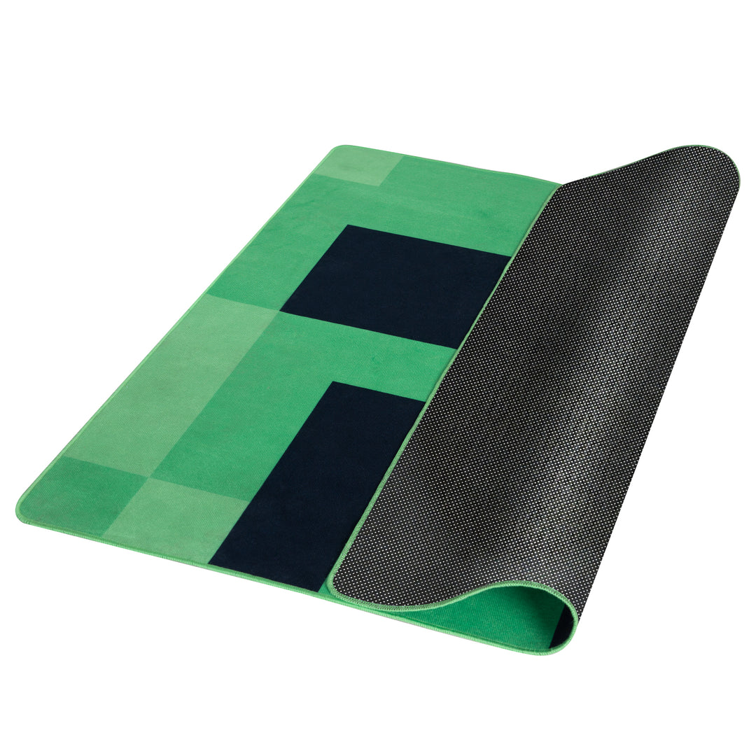 Teppich 'Minecraft' Creeper - 120 x 120 cm - Grün / Schwarz – Produktbild (3/4)