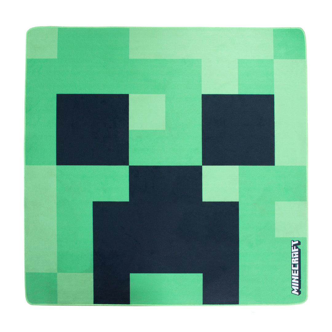 Teppich 'Minecraft' Creeper - 120 x 120 cm - Grün / Schwarz – Produktbild (1/4)