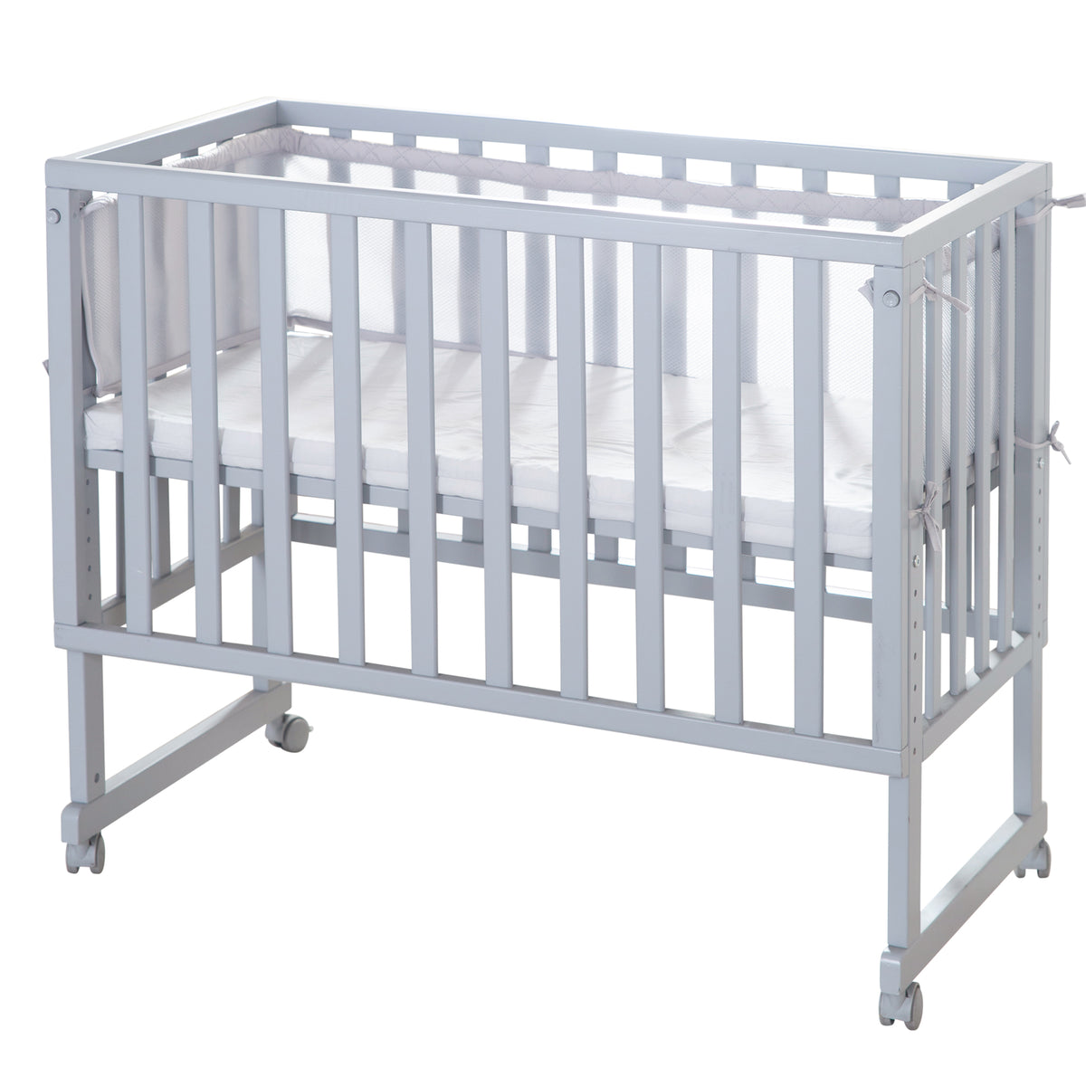 Lettino da co-sleeping 'roba Style' 3 in 1 in talpa incl. materasso & riduttore paracolpi – Ritaglio (1/12)