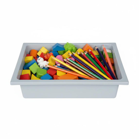 Bandeja de juegos de plástico para mobiliario de juegos de exterior - Capacidad ca. 6-7 liter - Gris – Recorte (4/7)