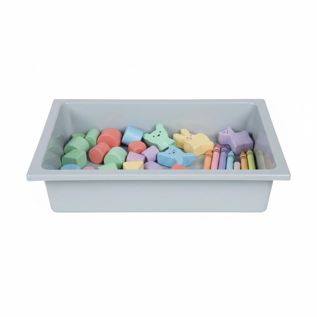 Bandeja de juegos de plástico para mobiliario de juegos de exterior - Capacidad ca. 6-7 liter - Gris – Recorte (5/7)