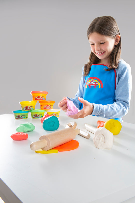 Roba x Play-Doh Compact Play Set - Holzwerkzeuge, Play-Dough Tubs & Apron – Product Image (10/12)