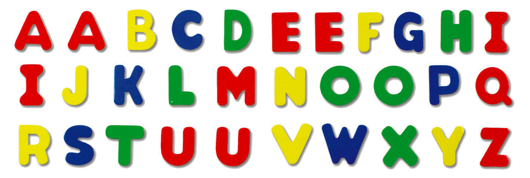 Magnetbuchstaben, ABC Set 31 tlg, Magnetpins aus Holz, Schul-Spielzeug für Kinder – Detailbild (3/5)