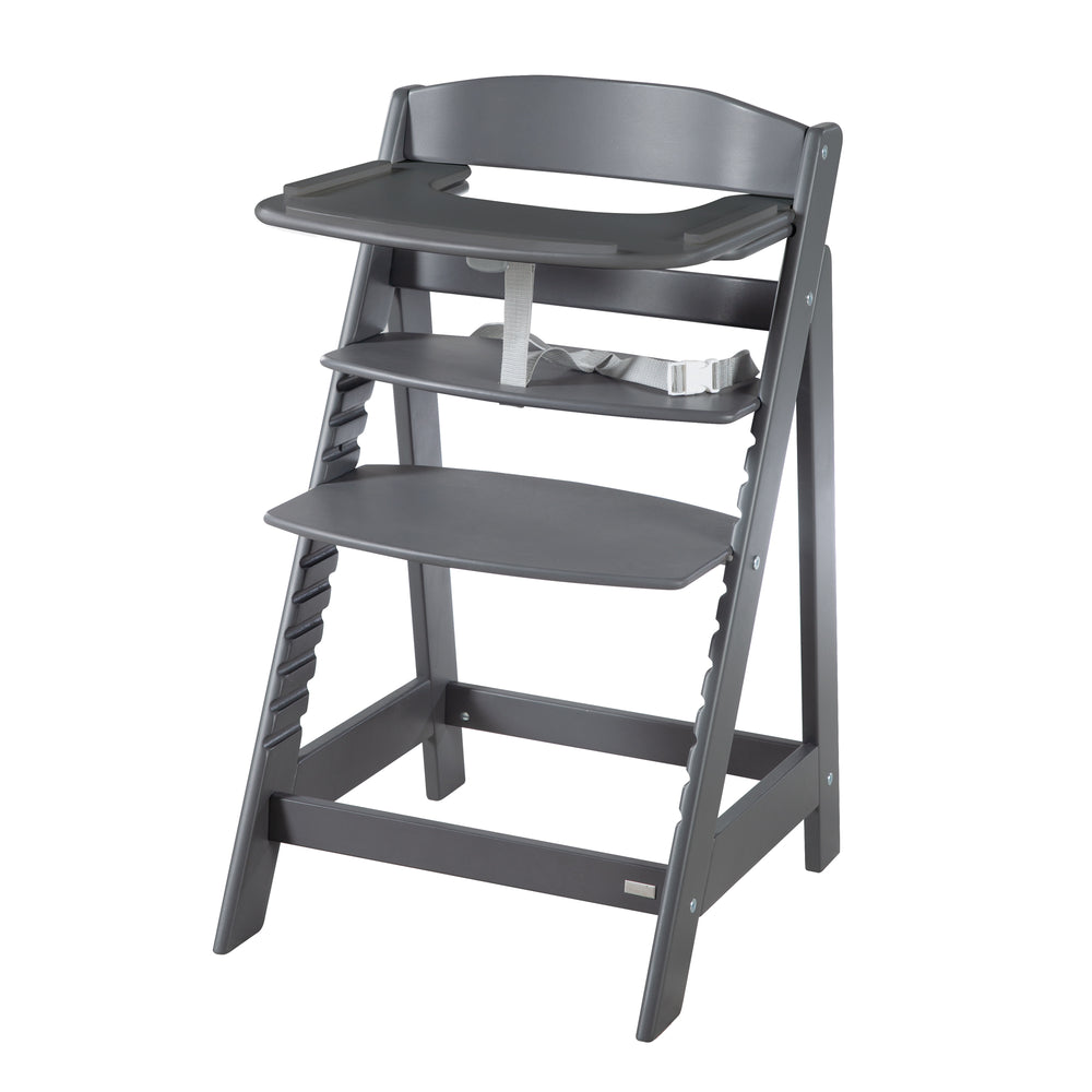 Vassoio pappa per 'Sit Up Flex' - Compatibile con sistema di imbracatura & cuscini - Legno antracite – Ritaglio (2/4)