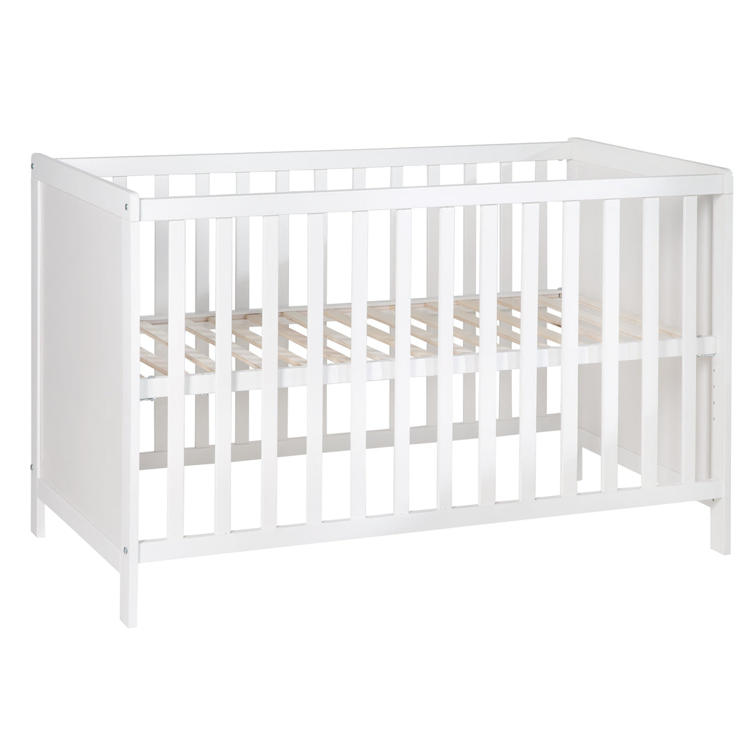 Multifunktionsbett avec beistellfunktion 60 x 120 cm, blanc, incl. bettausstattung – Détourage (14/22)