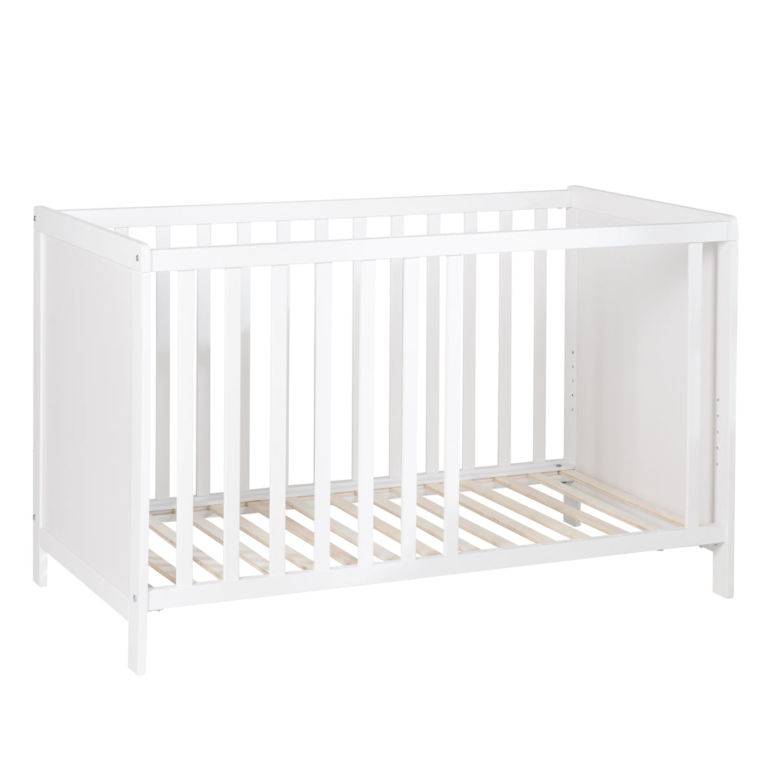 Multifunktionsbett avec beistellfunktion 60 x 120 cm, blanc, incl. bettausstattung – Détourage (16/22)