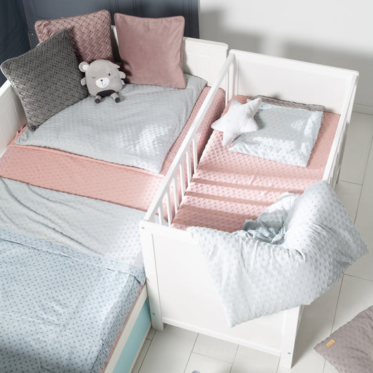 Children's Room Set 'roba Style' incl. Changing Table & Bedside Crib, with Slatted Frame, 60 x 120 cm, White – Lifestyle Image (6/20)