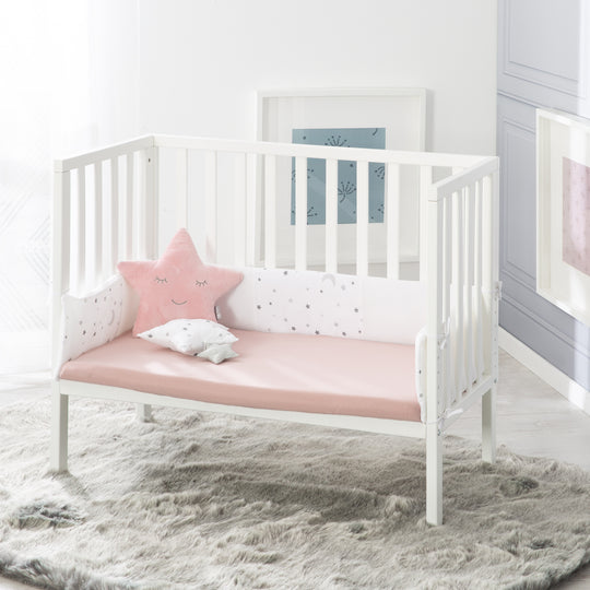 Spannbettlaken 'Lil Planet' - Single Jersey - Bio-Baumwolle - Rosa / Mauve – Milieubild (2/13)