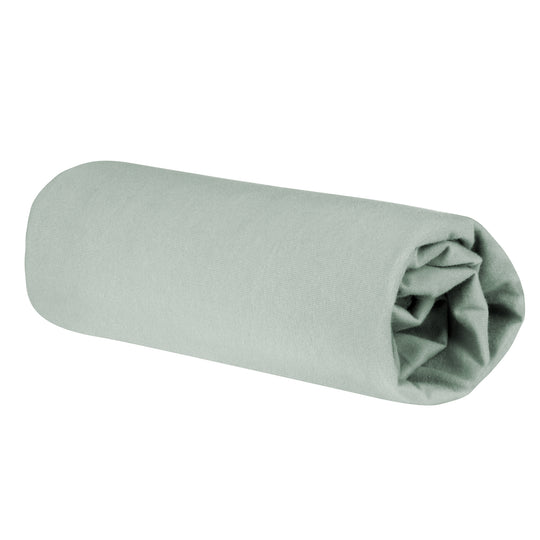 Spannbettlaken 'Lil Planet' - Single Jersey - Bio-Baumwolle - Frosty Green – Freisteller (3/14)