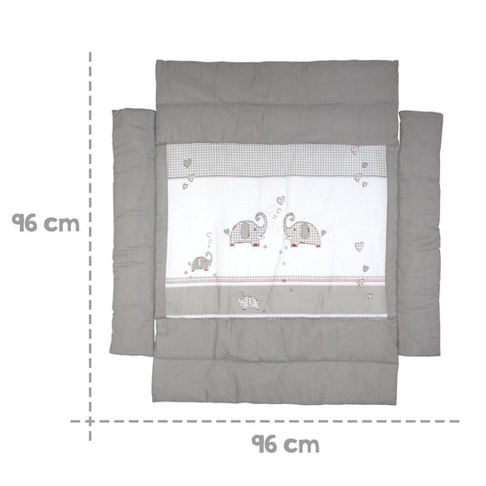 Universal tapis de parc 'Jumbotwins', pour tous parc 75 x 100 jusqu'à 100 x 100 cm – Infographie (3/3)