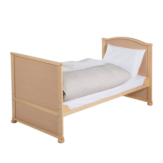 Ensemble de lit complet 'Liebhabär' 70 x 140 cm, naturel, transformable, incl. linge de lit, ciel de lit, tour de lit & matelas – Détourage (3/4)