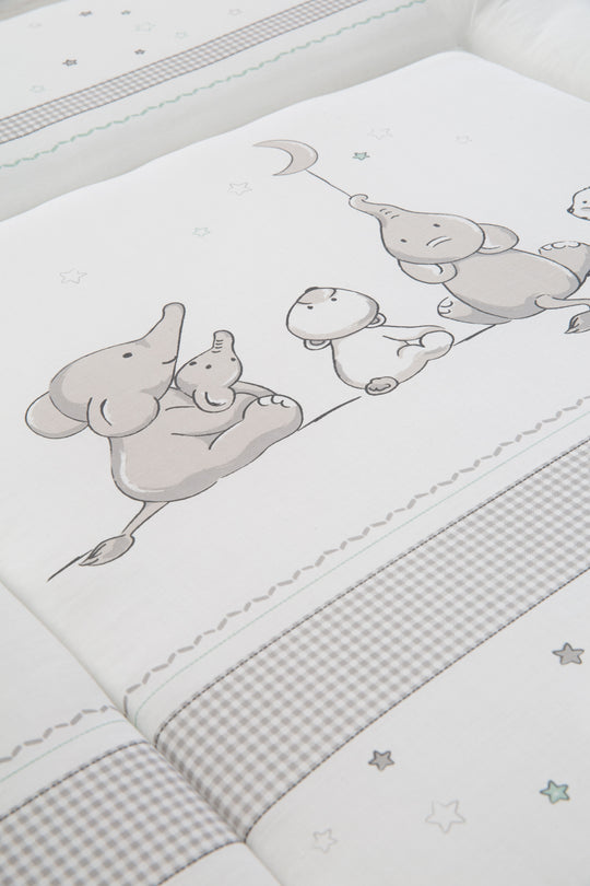 Changing Pad 'Sternenzauber', 85 x 75 cm, Soft Changing Pad, PU-Coated – Detail Image (3/4)