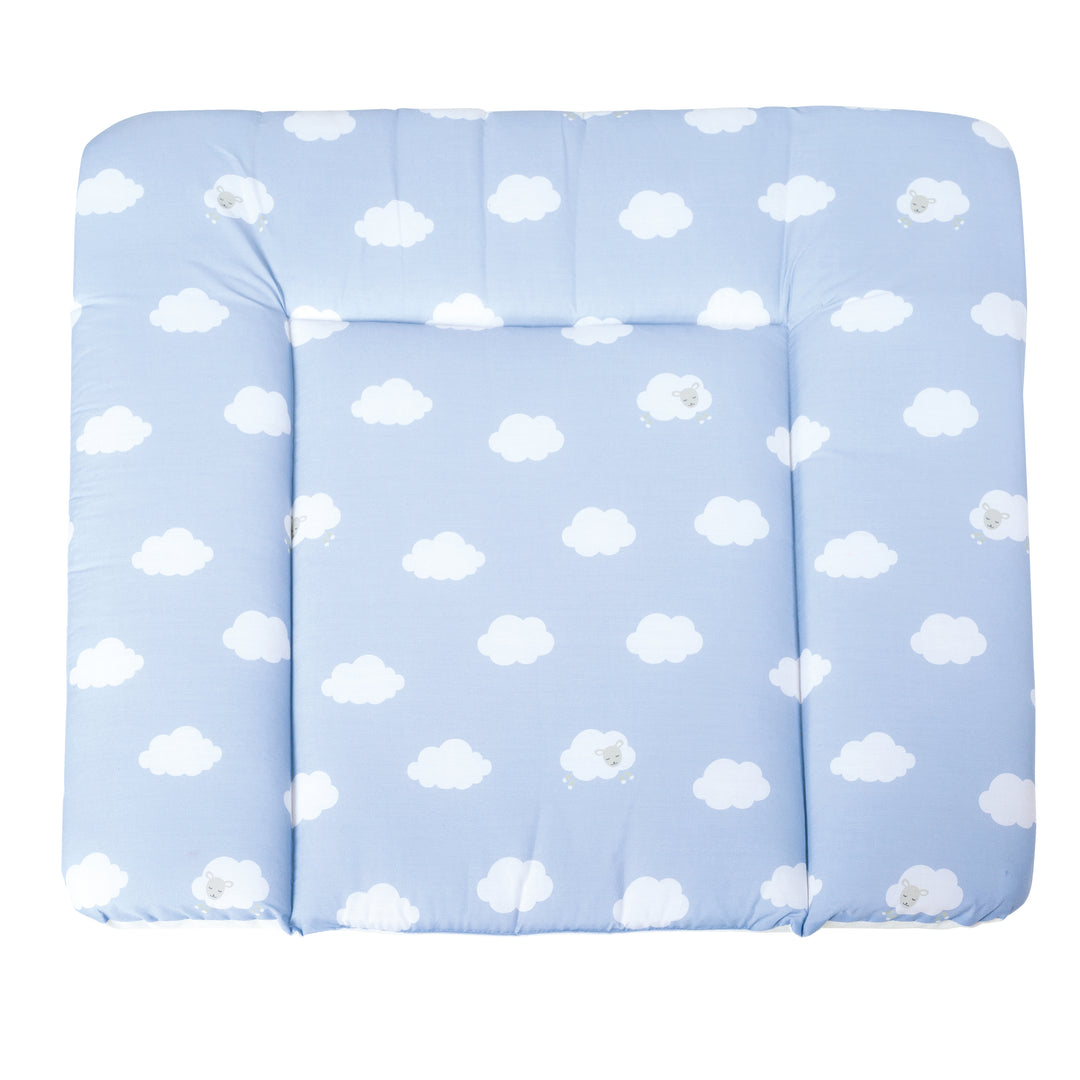 Colchoneta cambiador 'Pequeña Nube azul', 85 x 75 cm, suave colchoneta cambiador, PU revestido – Recorte (1/1)