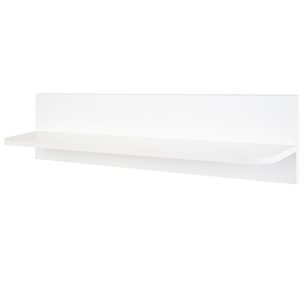 Étagère murale universelle, blanc, étagère d'aménagement pour le espace au-dessus de le commode ou comme bibliothèque – Détourage (1/5)