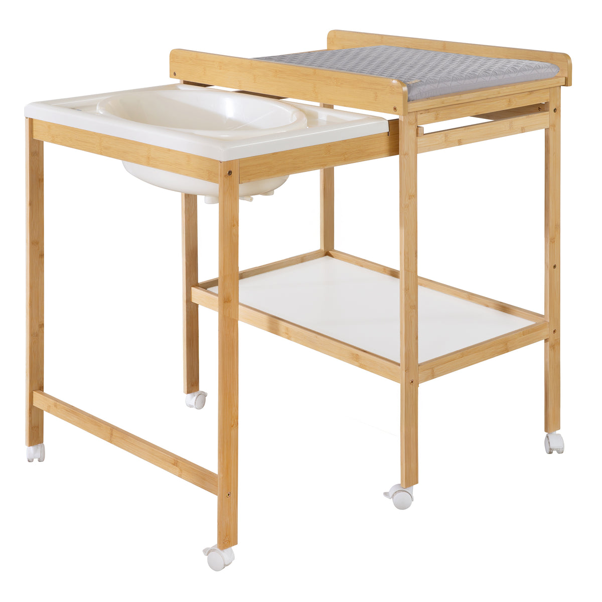 Bath-And-Change Combo 'Baby Pool' Two-Tone incl. Changing Pad 'roba Style' – Cutout (1/9)