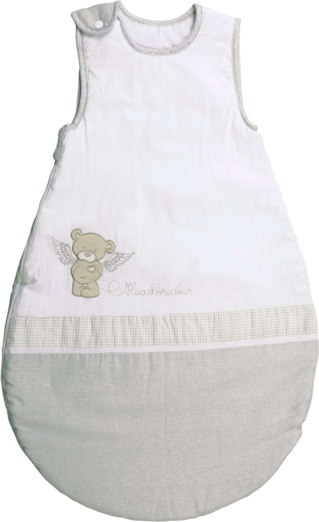 Schlafsack 'Heartbreaker', 70 - 90 cm, ganzjähriger Babyschlafsack, atmungsaktive Baumwolle, unisex – Produktbild (1/3)