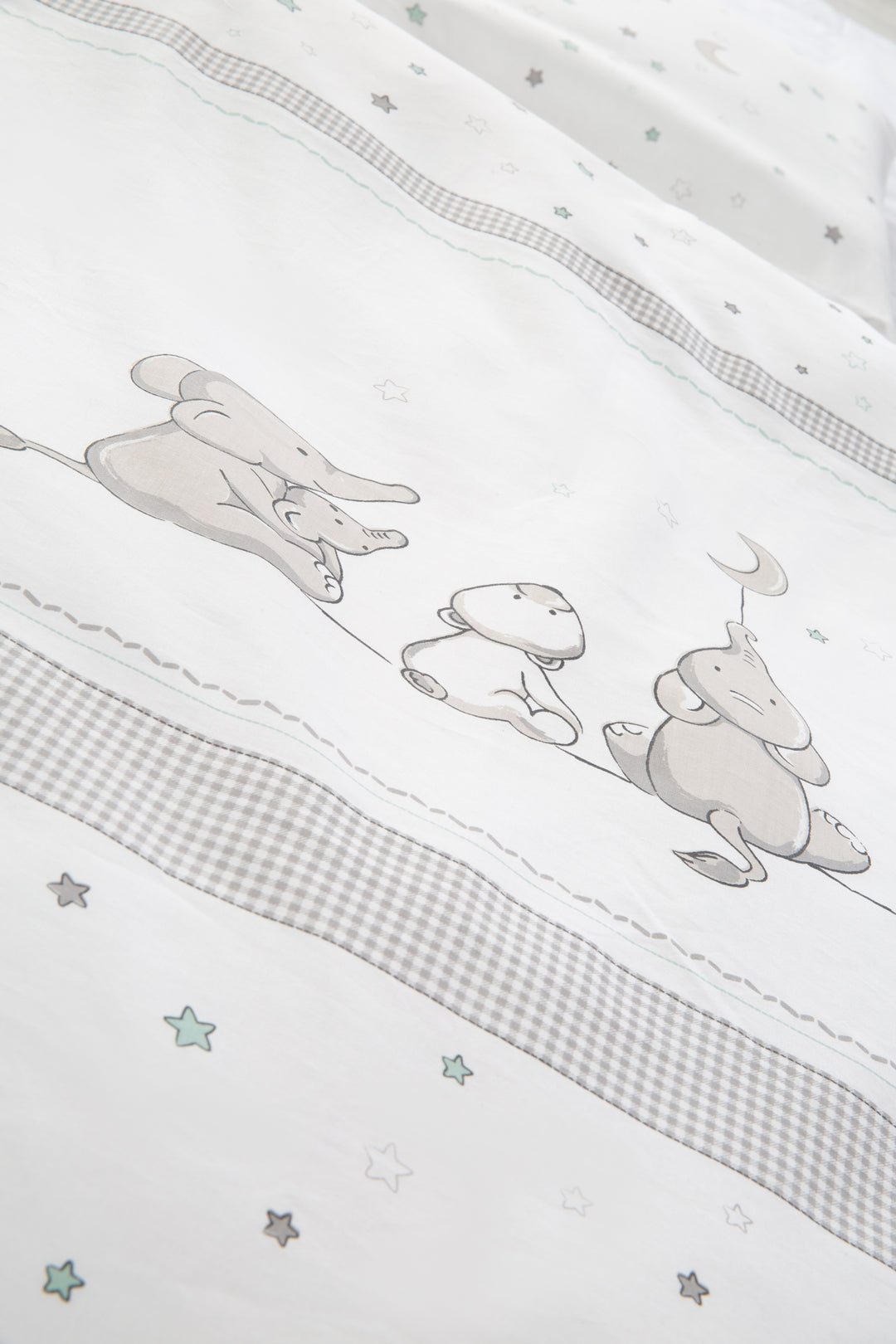 Wendebettwäsche 'Sternenzauber', 2-tlg Kinderbettwäsche 100 x 135 cm, 100 % Baumwolle – Detailbild (2/2)