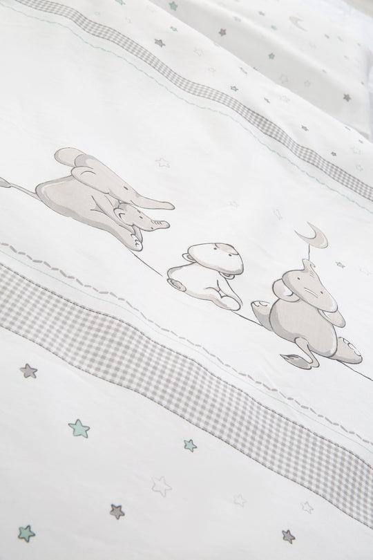 Wendebettwäsche 'Sternenzauber', 2-tlg Kinderbettwäsche 100 x 135 cm, 100 % Baumwolle – Detailbild (2/2)