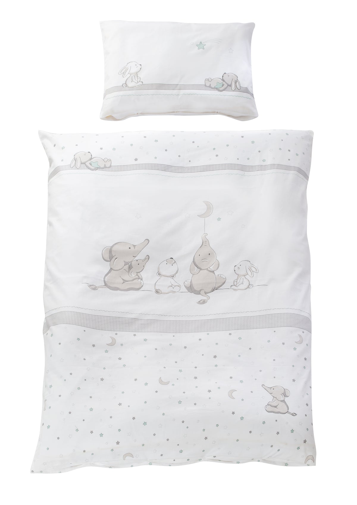 Reversible Bedding 'Sternenzauber', 2-Piece Children's Bedding 100 x 135 cm, 100 % Cotton – Cutout (1/2)