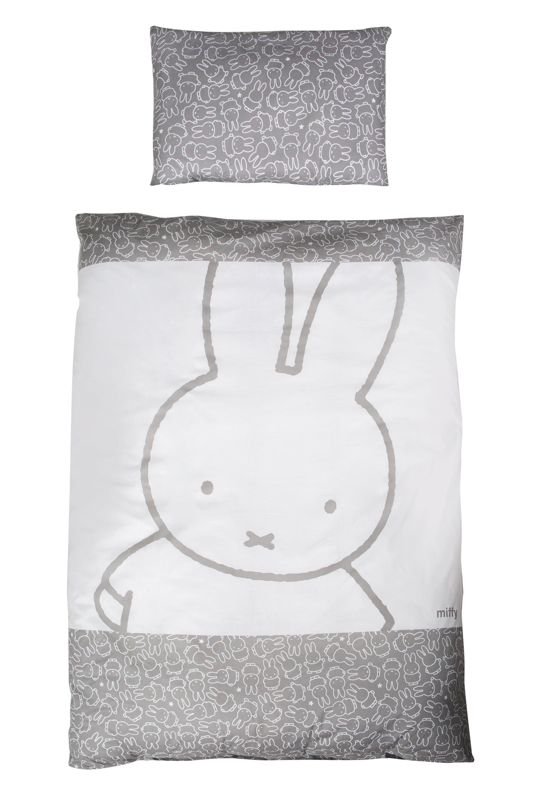 Wendebettwäsche 'miffy®', 2-tlg, Kinderbettwäsche 100 x 135 cm, 100 % Baumwolle – Freisteller (2/3)