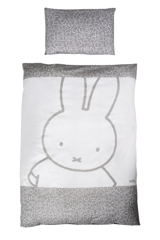 Wendebettwäsche 'miffy®', 2-tlg, Kinderbettwäsche 100 x 135 cm, 100 % Baumwolle – Freisteller (2/3)