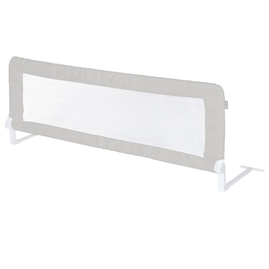 Bettschutzgitter 'Klipp-Klapp' 100 - 150 cm, klappbar, für Babys & Kinder, taupe – Freisteller (1/7)