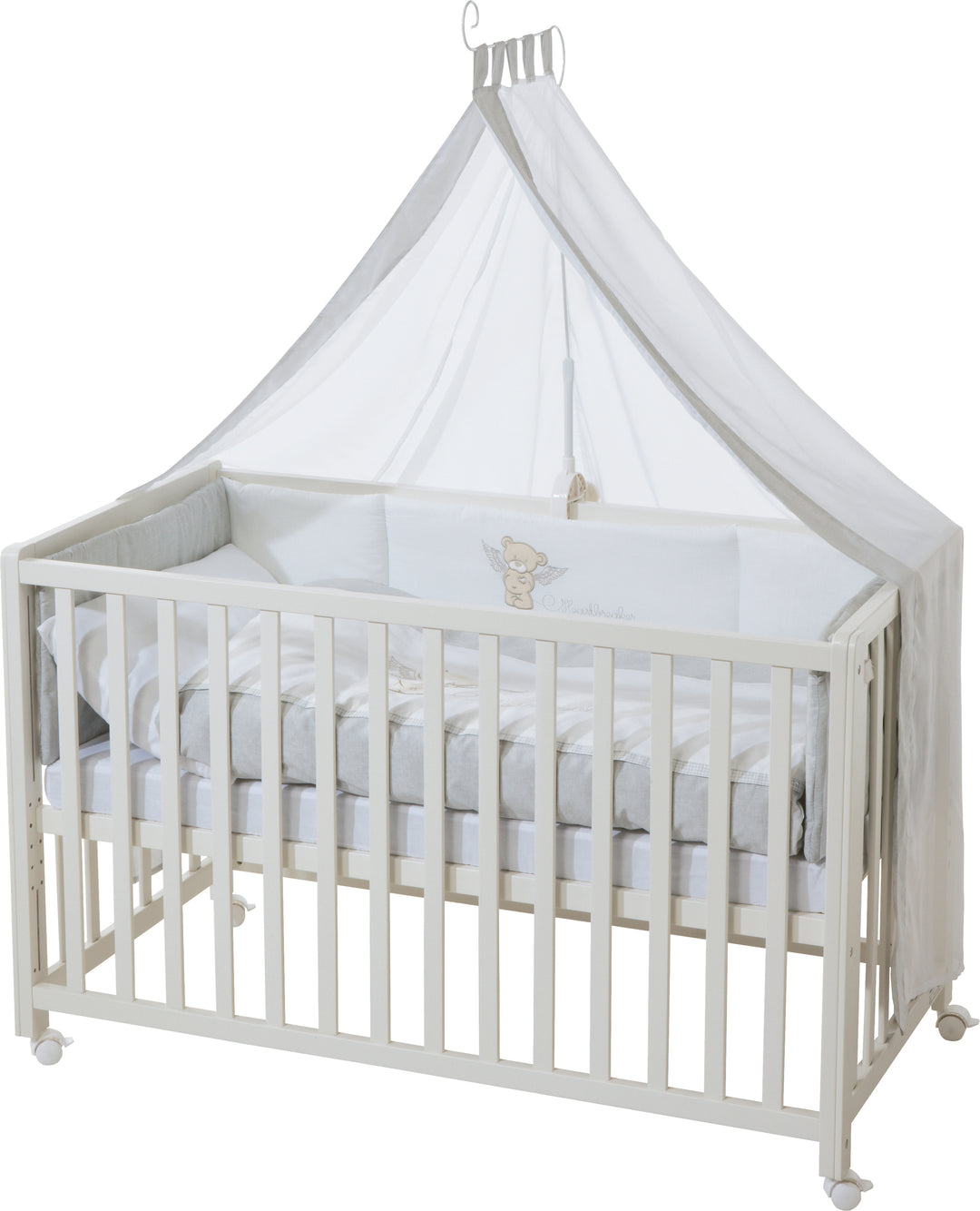 Room bed 'Heartbreaker', 60 x 120 cm, lit cododo pour lit parental, complète équipement – Détourage (6/7)