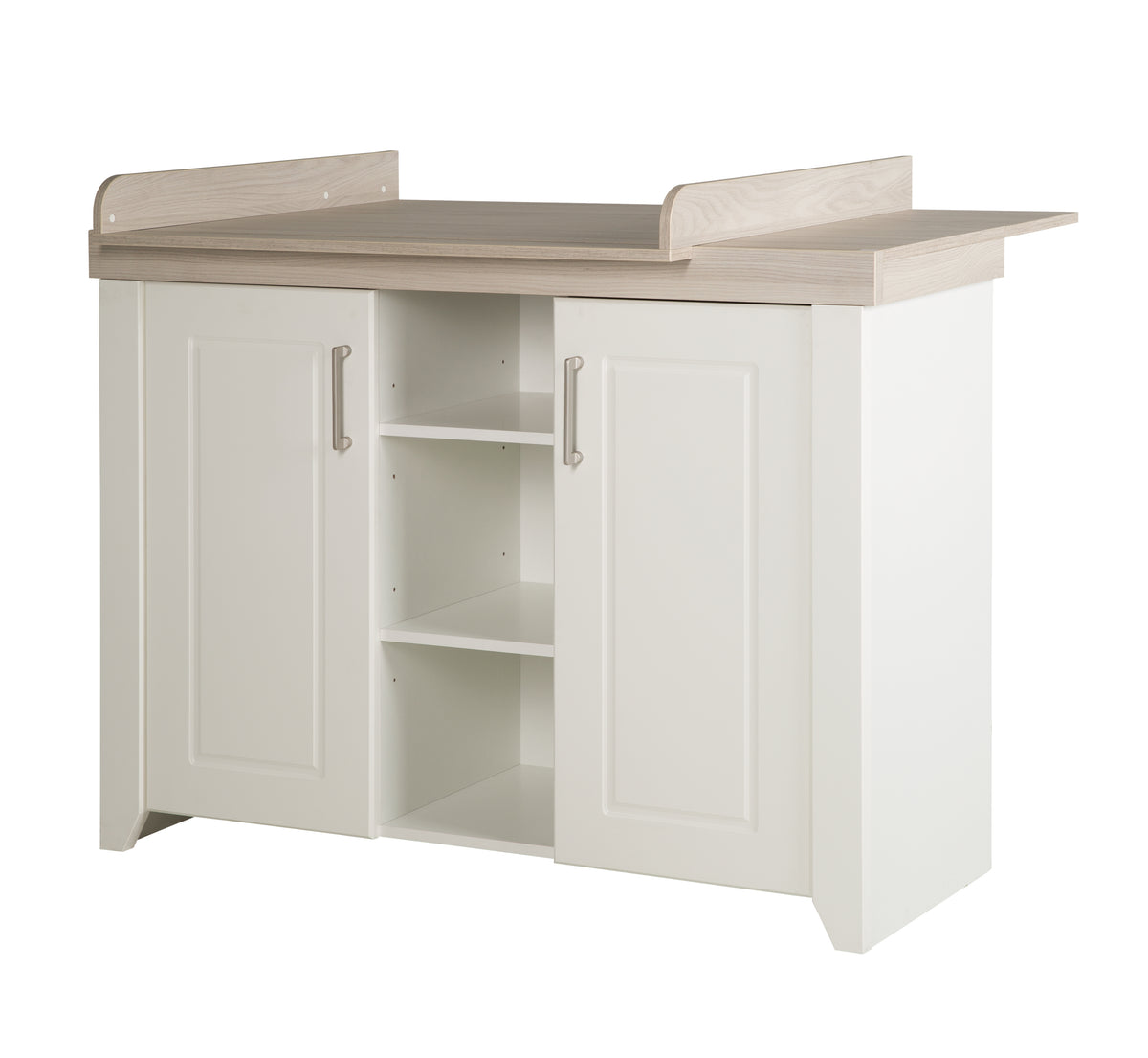 Wickelkommode 'Felicia' mit Wickelansatz, breit, Landhausstil, Wickelhöhe: 90 cm – Freisteller (1/7)