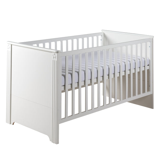 Lettino combinato 'Maxi', 70 x 140 cm, 3posizioni regolabile in altezza, trasformabile per letto junior – Ritaglio (7/13)
