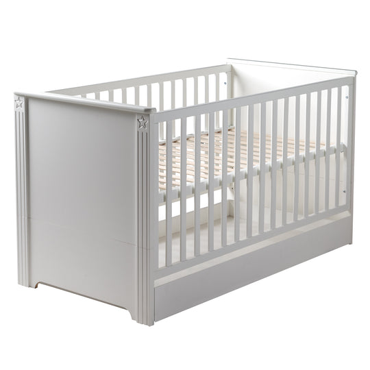 Lettino combinato 'Maxi', 70 x 140 cm, 3posizioni regolabile in altezza, trasformabile per letto junior – Ritaglio (12/13)