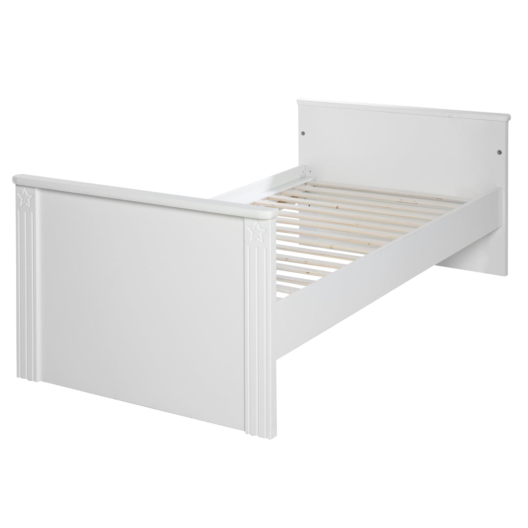 Lettino combinato 'Maxi', 70 x 140 cm, 3posizioni regolabile in altezza, trasformabile per letto junior – Ritaglio (5/13)