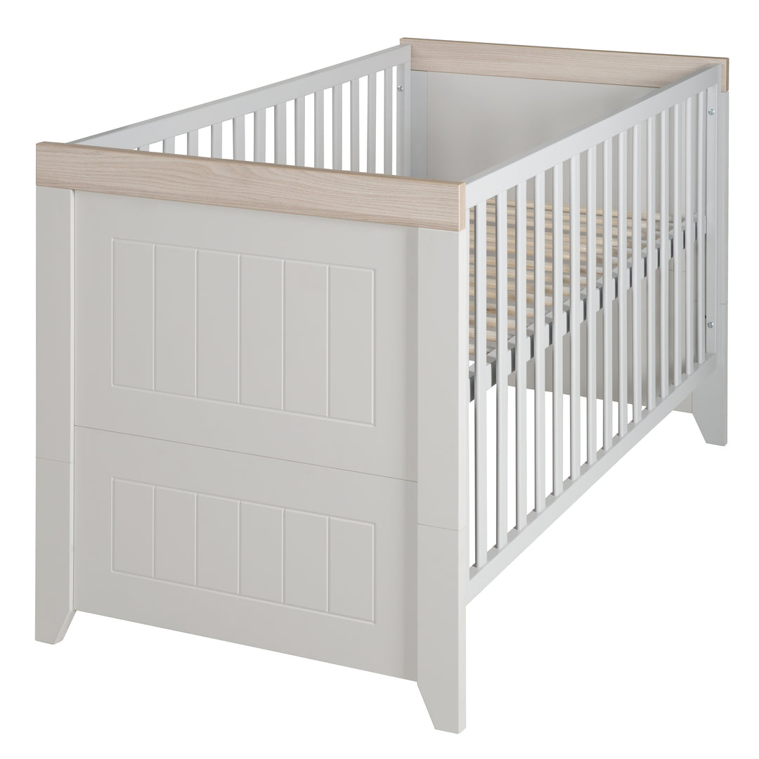 Kombi-Kinderbett 'Helene', 70 x 140 cm, verstell- und umbaubar, 3 Schlupfsprossen – Freisteller (1/7)