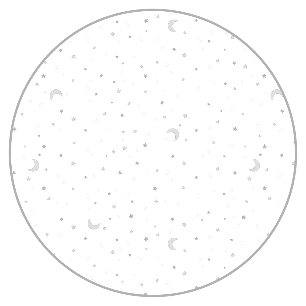 Laufgitter 'Sternenzauber grau', 75 x 100 cm, Spielgitter inkl. grauer Schutzeinlage – Infografik (2/6)