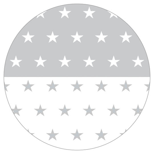 Parc 'Little Stars', 6côtés, incl. protection intérieure & roulettes, bois blanc – Photo de détail (2/5)