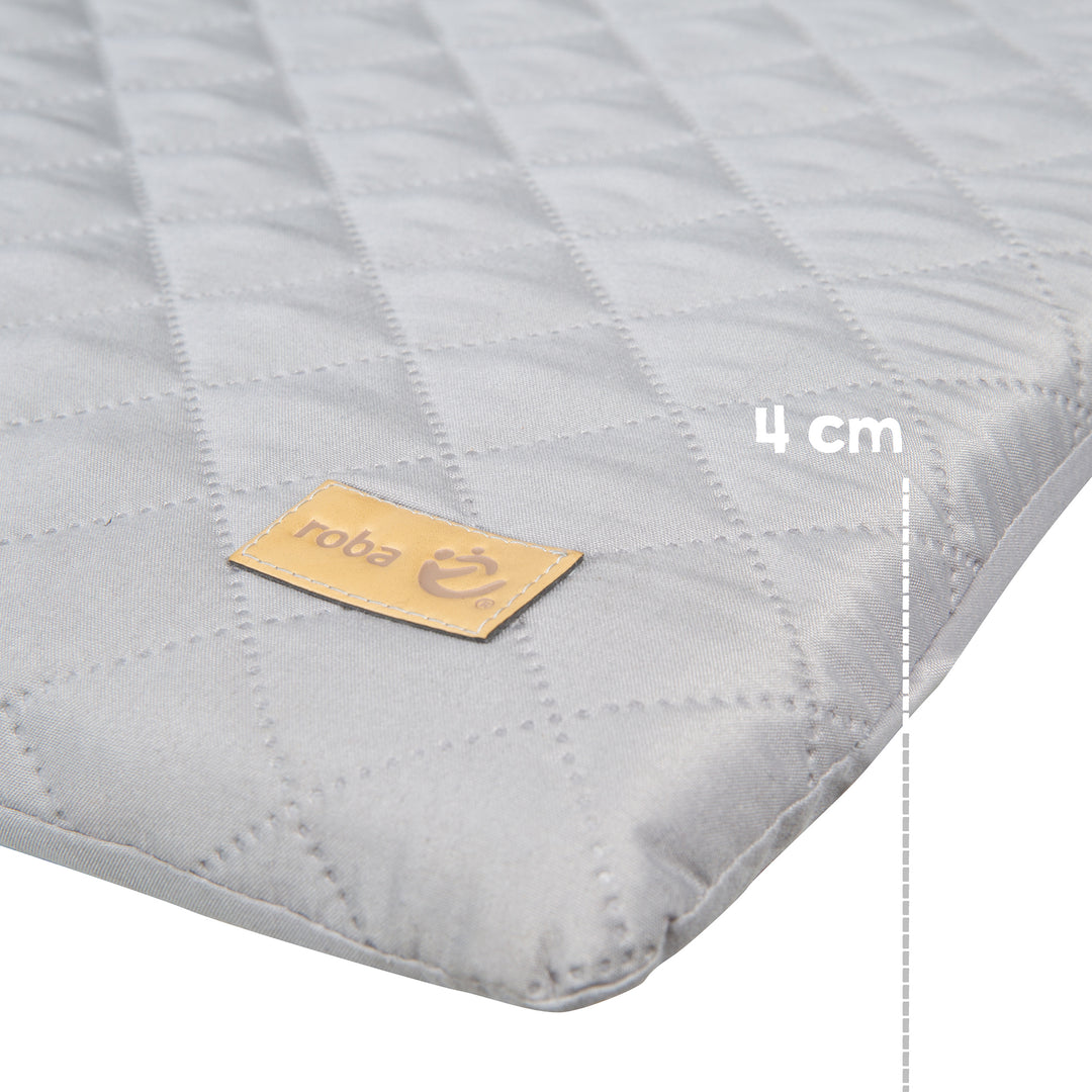 Letto a casetta 60 x 120 cm, certificato FSC, bianco, 6posizioni regolabile, come lettino da co-sleeping adatto – Infografica (14/17)