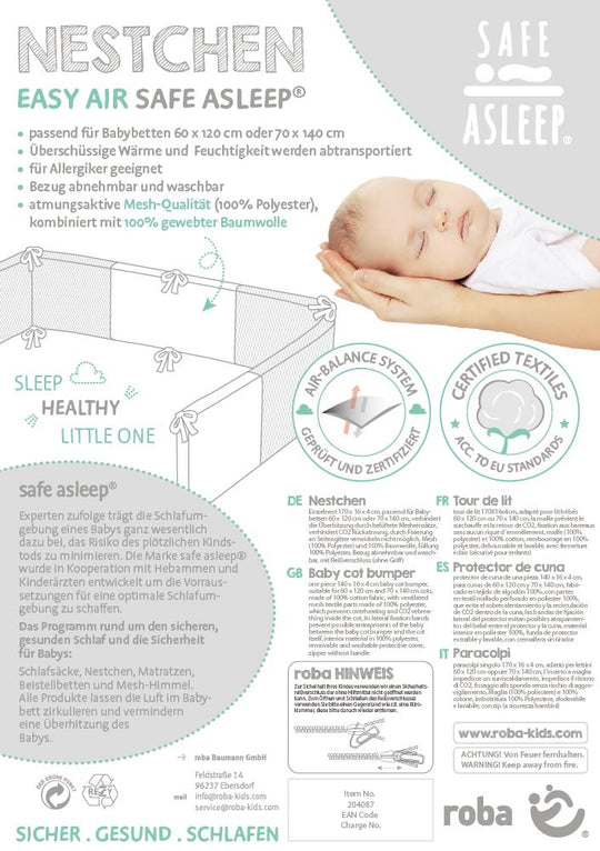 Nestchen 'safe asleep®', Easy Air 'miffy®', luftzirkulierend, Nestchen mit AIR-balance System – Produktbild (7/7)