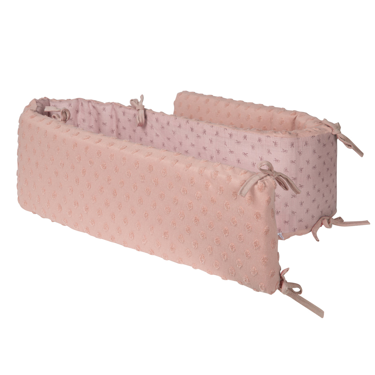 Organic Nestchen 'Lil Planet' für Betten 60 x 120 - 70 x 140 cm - Bio-Baumwolle - Rosa – Freisteller (1/7)