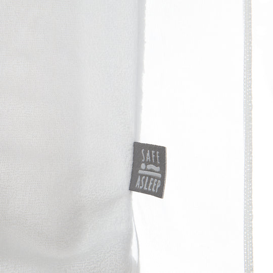 Protector de colchón 'safe asleep®' con protección contra la humedad, de blanco tejido de rizo – Foto de detalle (3/5)