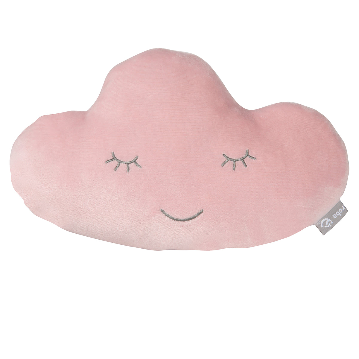 Cuscino coccola nuvola 'roba Style', Rosa/Malva, morbido cuscino decorativo per cameretta neonati e bambini – Ritaglio (1/7)